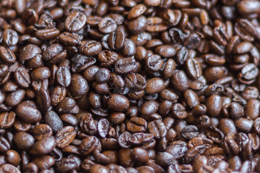 烤咖啡豆农产企业的概念图片