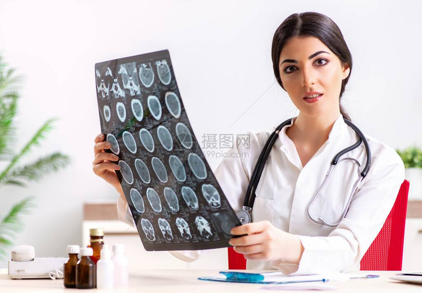 X光的女医生放射学图片