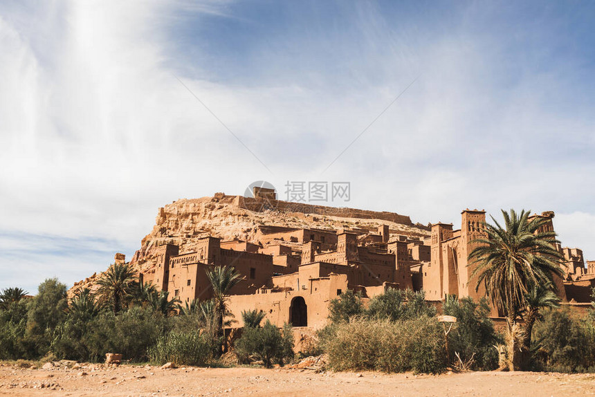 AitBenHaddouksar在瓦尔扎特的看法欢迎来到摩洛哥受欢迎的旅游地标和古老的传图片