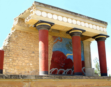 克诺索斯古老海关大楼教科文组织希腊克里特岛图片