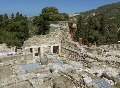 希腊克诺索斯考古遗址图片