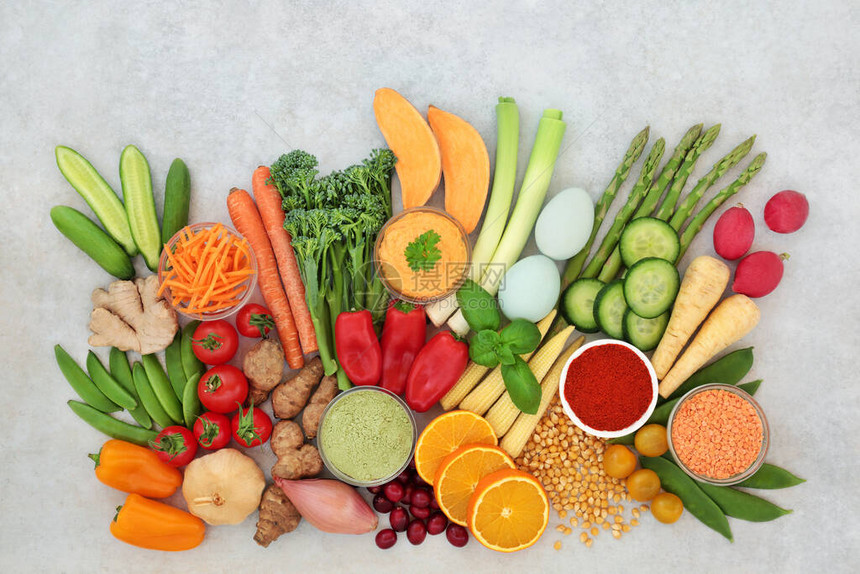 超级食品也富含花青素抗氧化剂维生素类胡萝卜素矿物质图片