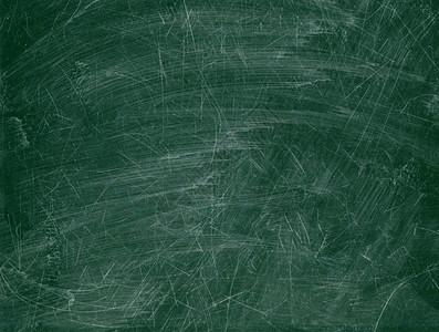黑板纹理空的白绿色划痕黑板学校董事会背景与粉笔和划痕的迹咖啡厅面包店图片