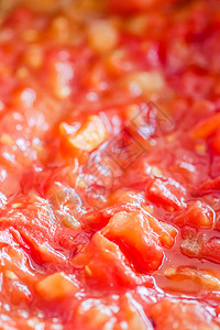 烹饪番茄酱特制蒸汽蔬菜作为烹饪书籍或图片