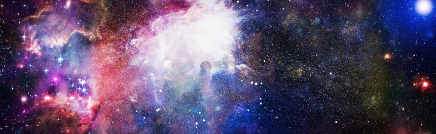 美丽的银河系麻木空间背景星云和恒星图片