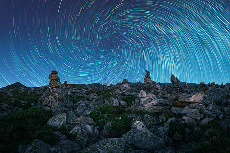 星轨背景图片