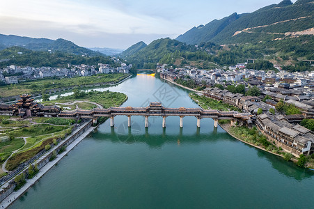 重庆黔江濯水古镇5A景区背景