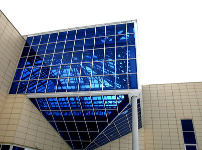玻璃和铁的建筑设计图片