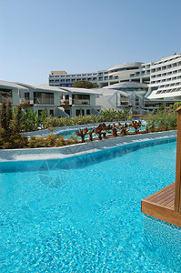现代地中海土耳其酒店的别墅安塔图片