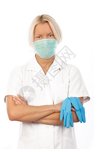 白色制服细心护士图片图片