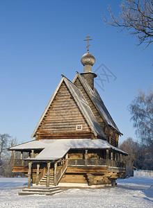 木灵教堂尼古拉在俄罗斯苏图片