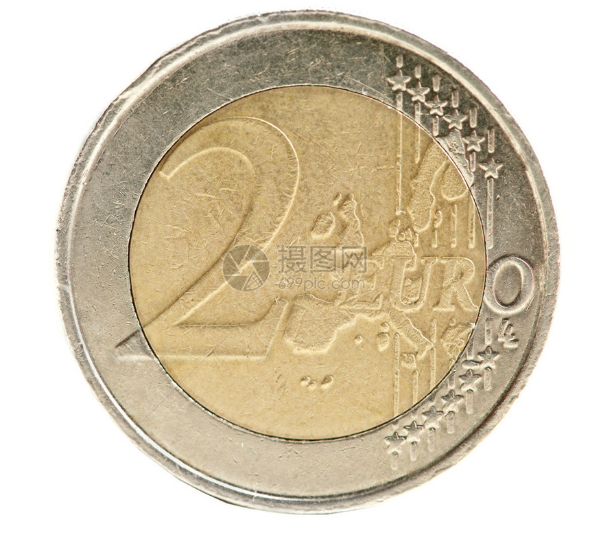 硬币欧元图片