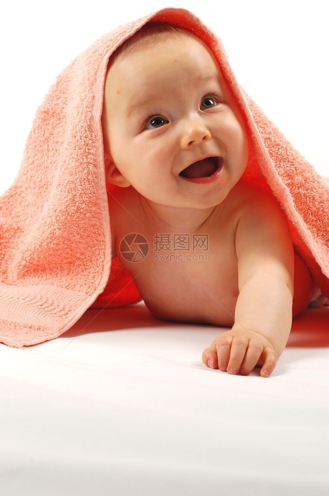 宝宝洗澡后图片