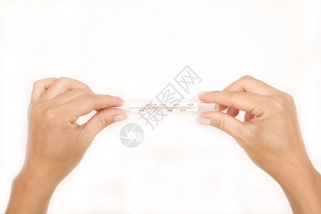 温度计医疗保健妇女手图片