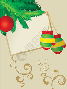 Cchristmas树手套框架图片