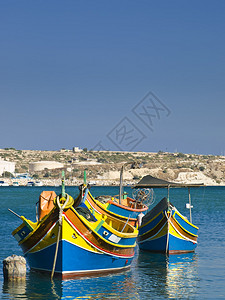 马耳他在Marsaxlokk渔村的图片