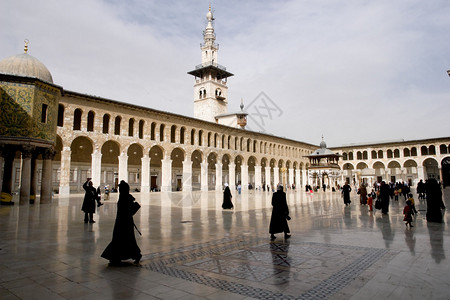 大马士革倭马亚清真寺图片