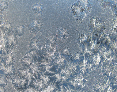 冬天窗户上的雪花图案图片