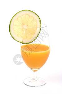 葡萄柚汁配葡萄柚片背景图片