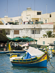 马耳他在Marsaxlokk渔村的图片