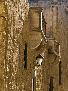 马耳他岛Mdina的中世纪图片