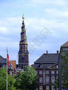 丹麦哥本哈根著名教堂景观图片