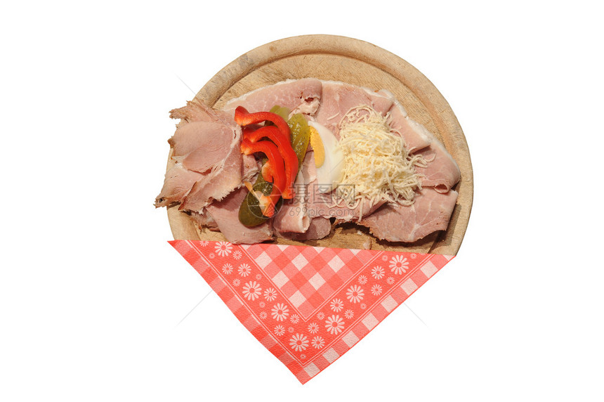 传统奥地利三明治来自施蒂里亚与图片