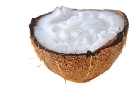 白上熟的椰图片