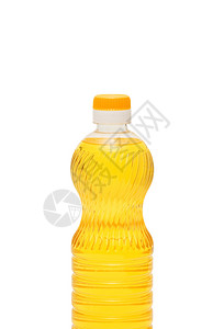 一瓶橄榄油隔离在白色图片