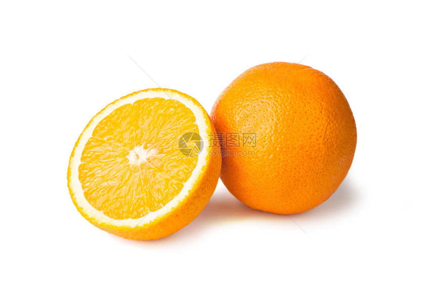 一整片橙色另一半在图片