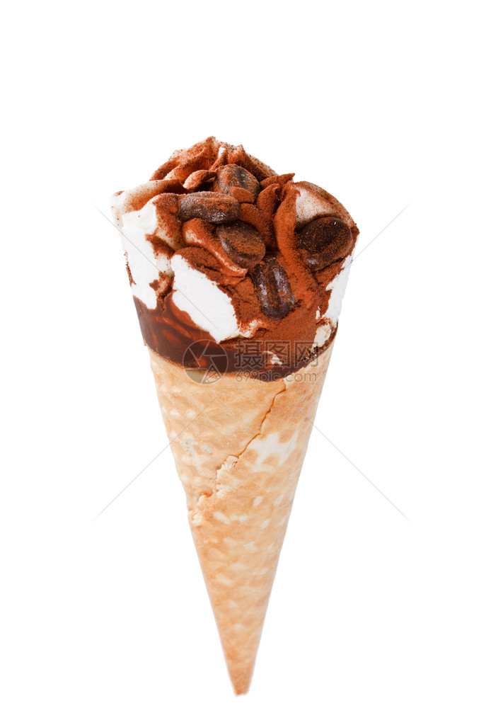 锥形冰淇淋图片