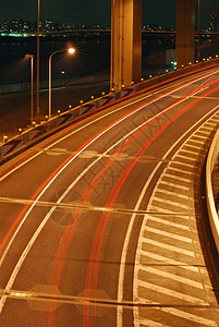 夜间高速公路背景图片