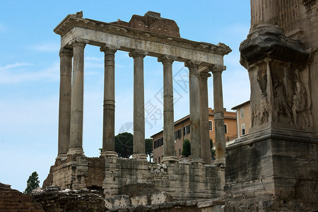 罗马论坛的废墟意大利图片