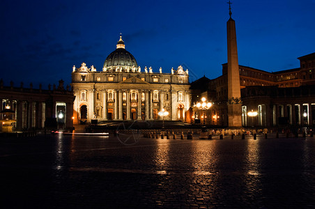 梵蒂冈的圣彼得大教图片