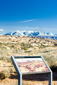 LaSal山ArchesNP美国图片