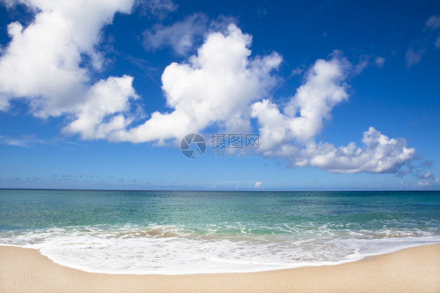 太平洋海岛美丽的海滩图片