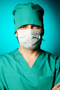 戴面具的外科医生图片