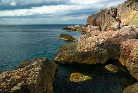 岩石和海洋自然的组成图片