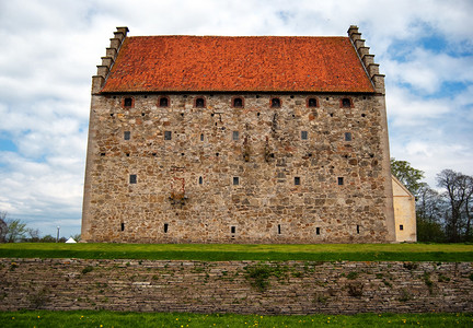 中世纪的glimmingehus城堡在瑞典的图片