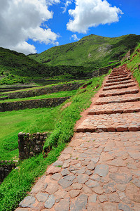 秘鲁南美洲Cuzco附近的古图片
