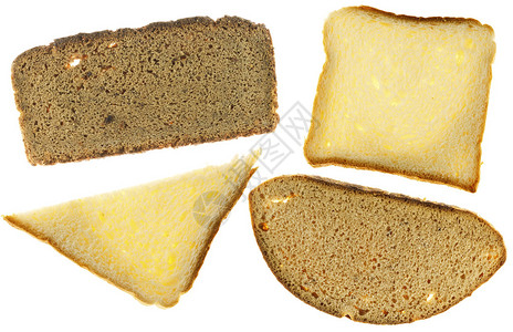 黑麦和白面包的纹图片