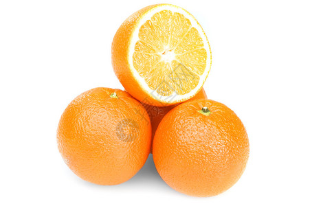 孤立的橙子图片
