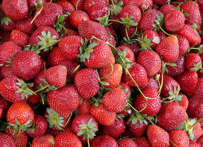 新鲜草莓背景纹理图片
