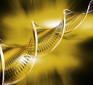 抽象背景上的DNA链图片