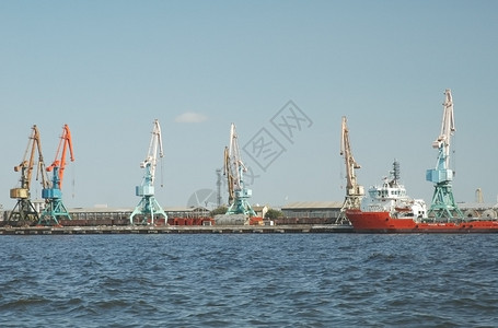 阿塞拜疆巴库港海图片