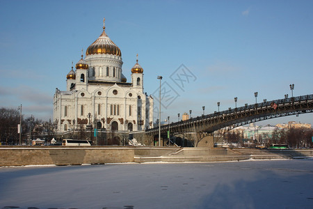 俄罗斯莫斯科救世主大教堂和图片