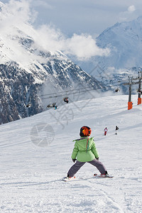 滑雪的第一步图片