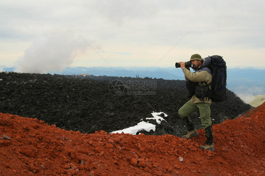 堪察卡阿瓦欣斯基火山坑图片