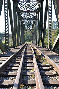 近距离铁路桥图片