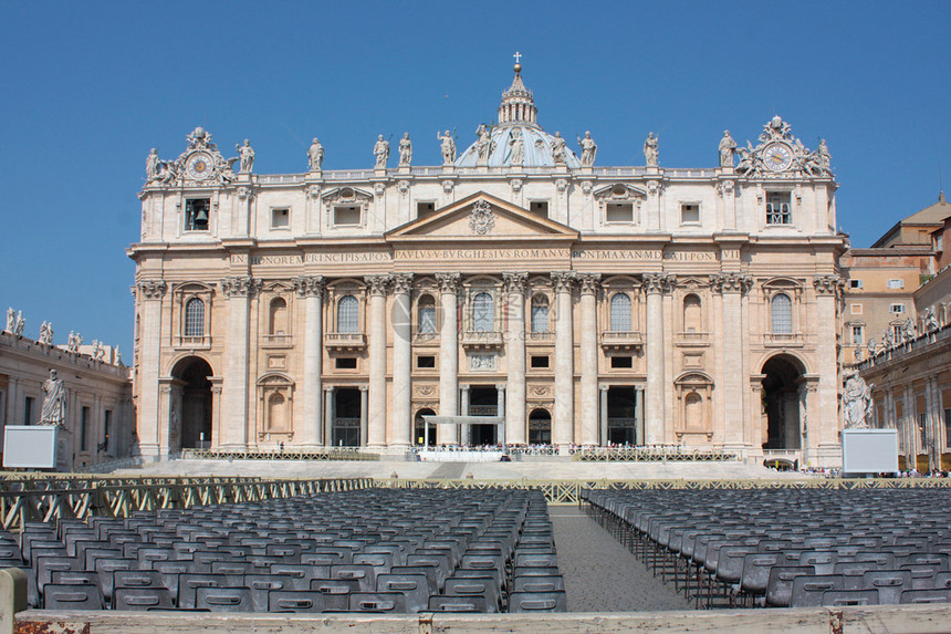 梵蒂冈城圣彼得巴西利卡在意图片